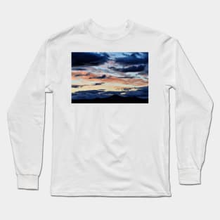 Sunset over the Trossachs, Scotland Long Sleeve T-Shirt